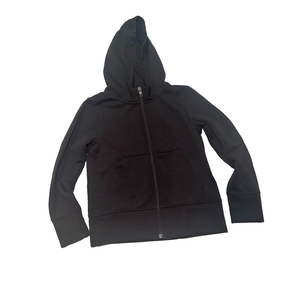 Member's Mark Boys Active Full Zip Hoodie Black Size 8 Athletic Fleece Jacket